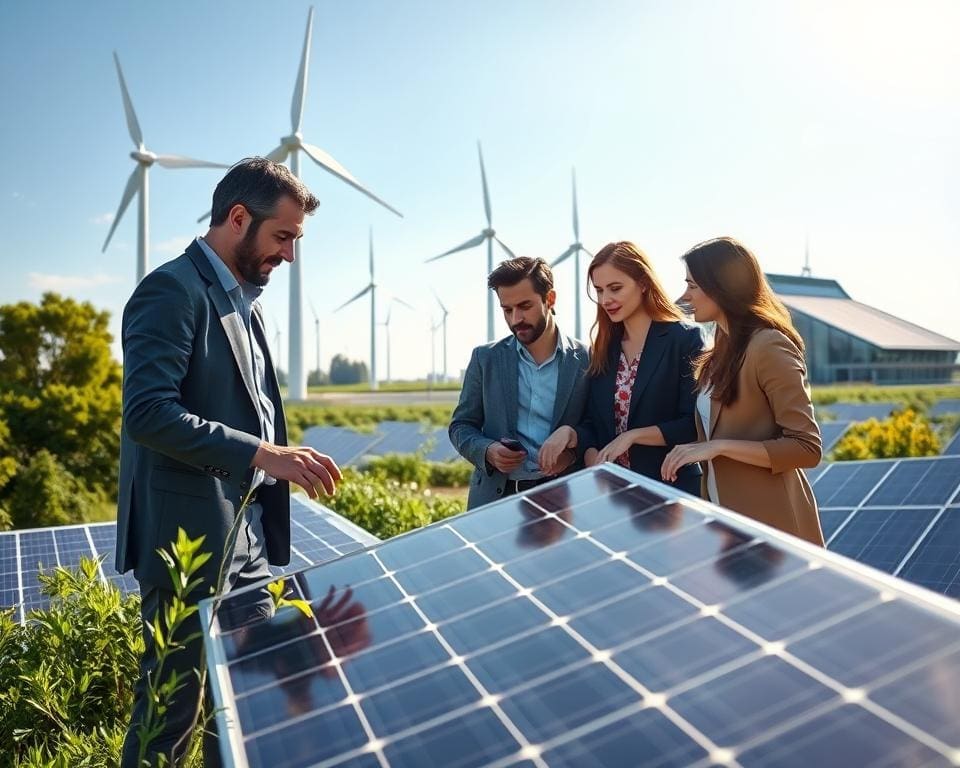 Werken met duurzame energie