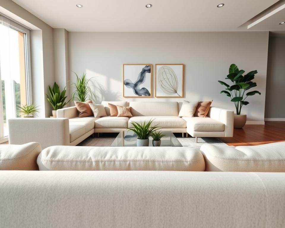 Welke bank past het best bij een moderne woonkamer?