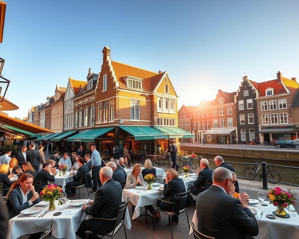Welke restaurants in Delft zijn populair?