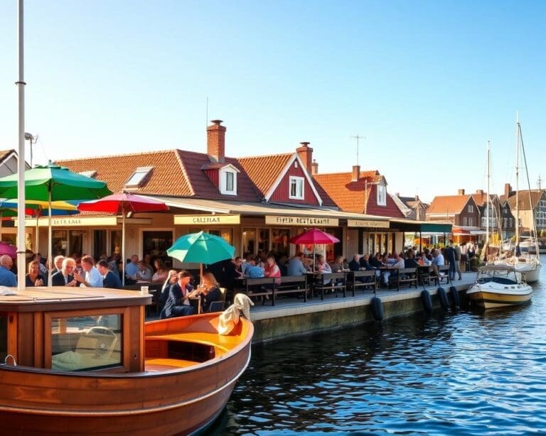 Welke visrestaurants zijn populair in Volendam?