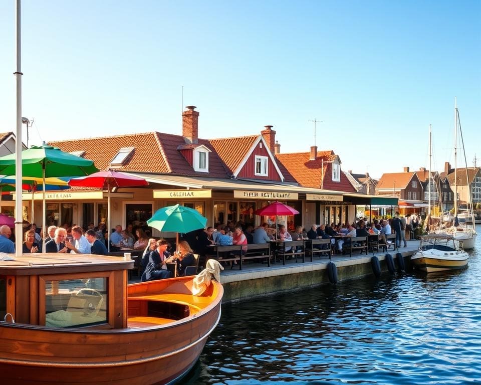 Welke visrestaurants zijn populair in Volendam?