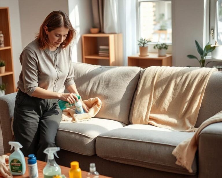 Hoe krijg je een bankstel weer fris en schoon?