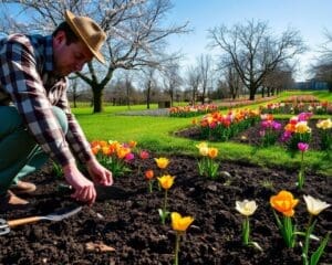 tuin lente klaar maken
