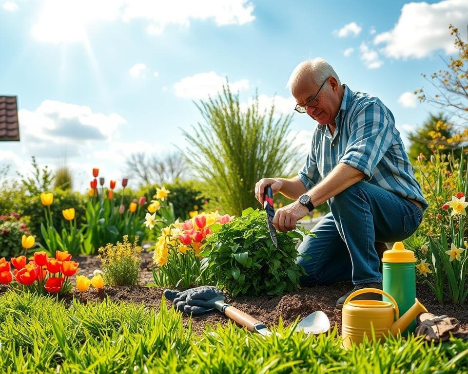 tuin onderhoud voorjaar