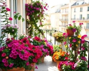 bloemen balkon