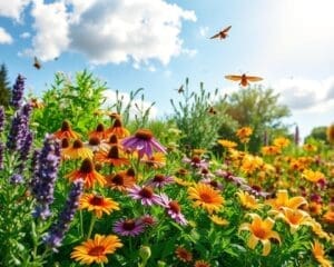 bloemen zonnige border