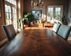houten eettafel