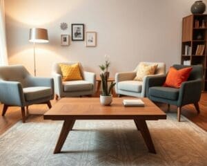 salontafels kleine woonkamer